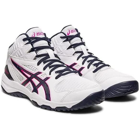 アシックス ASICS バスケットボールシューズ ダンクショットMB9 1064A006 ホワイト|ミッドナイト 23.5cm 2E