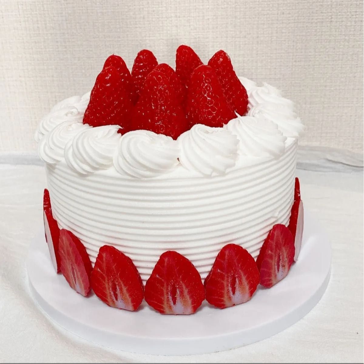 いちご ホールケーキ フェイクケーキ 食品サンプル インテリア 小道具