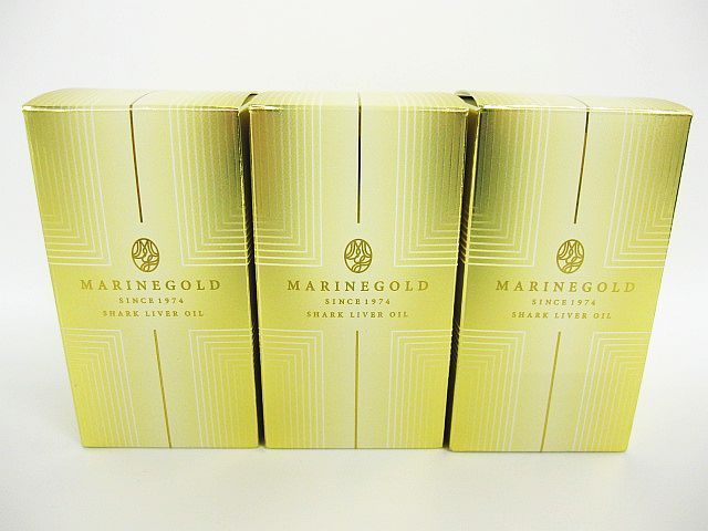 マリンゴールド MARINEGOLD 深海鮫肝油サプリ未開封 3箱セット 