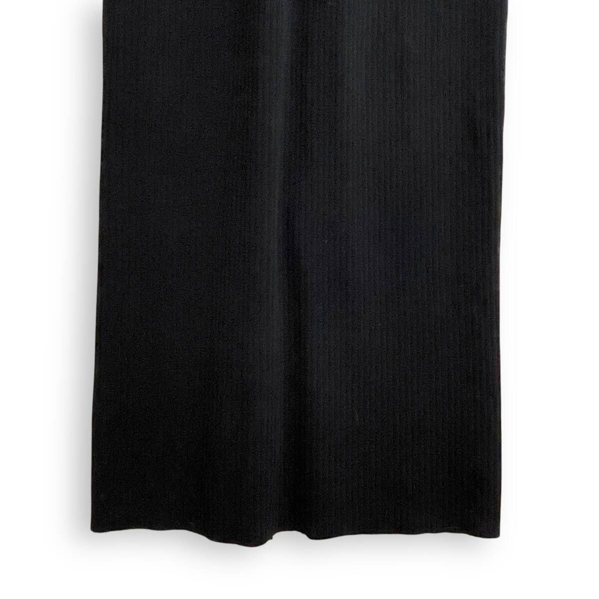 リブワンピース 五分丈