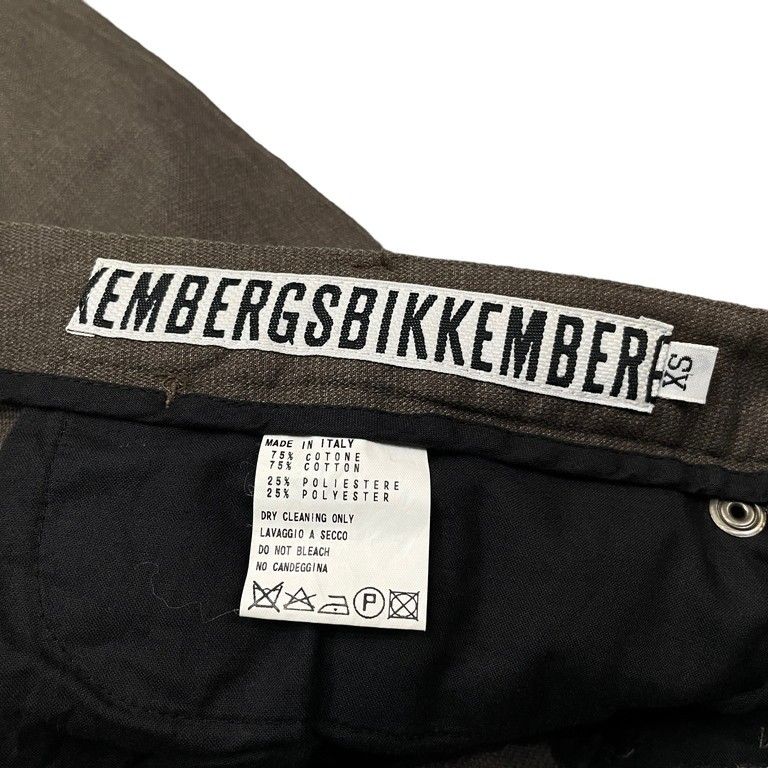 DIRK BIKKEMBERGS コットンツイルスナップポケットトラウザーズ