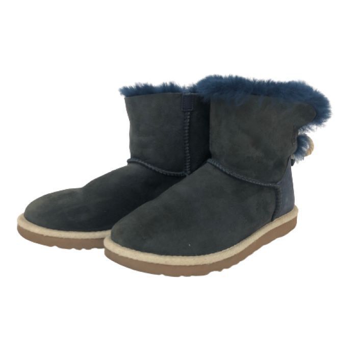 新品UGG ムートンブーツ ショート ブルー 23cmカラーブルー - ブーツ