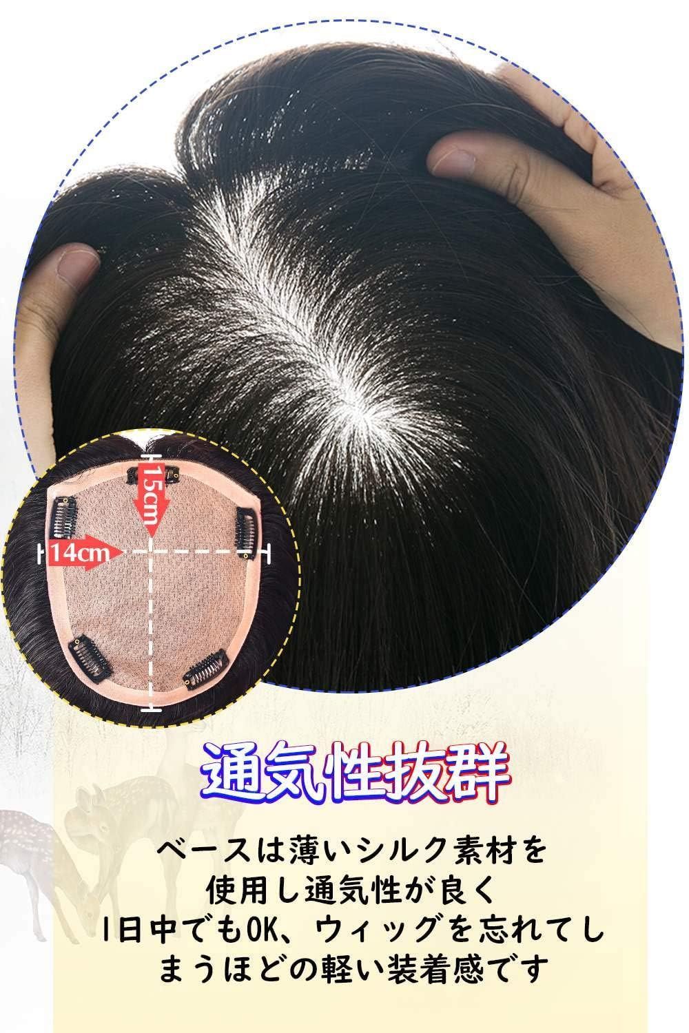 超リアル人工頭皮 部分用ヘアピース