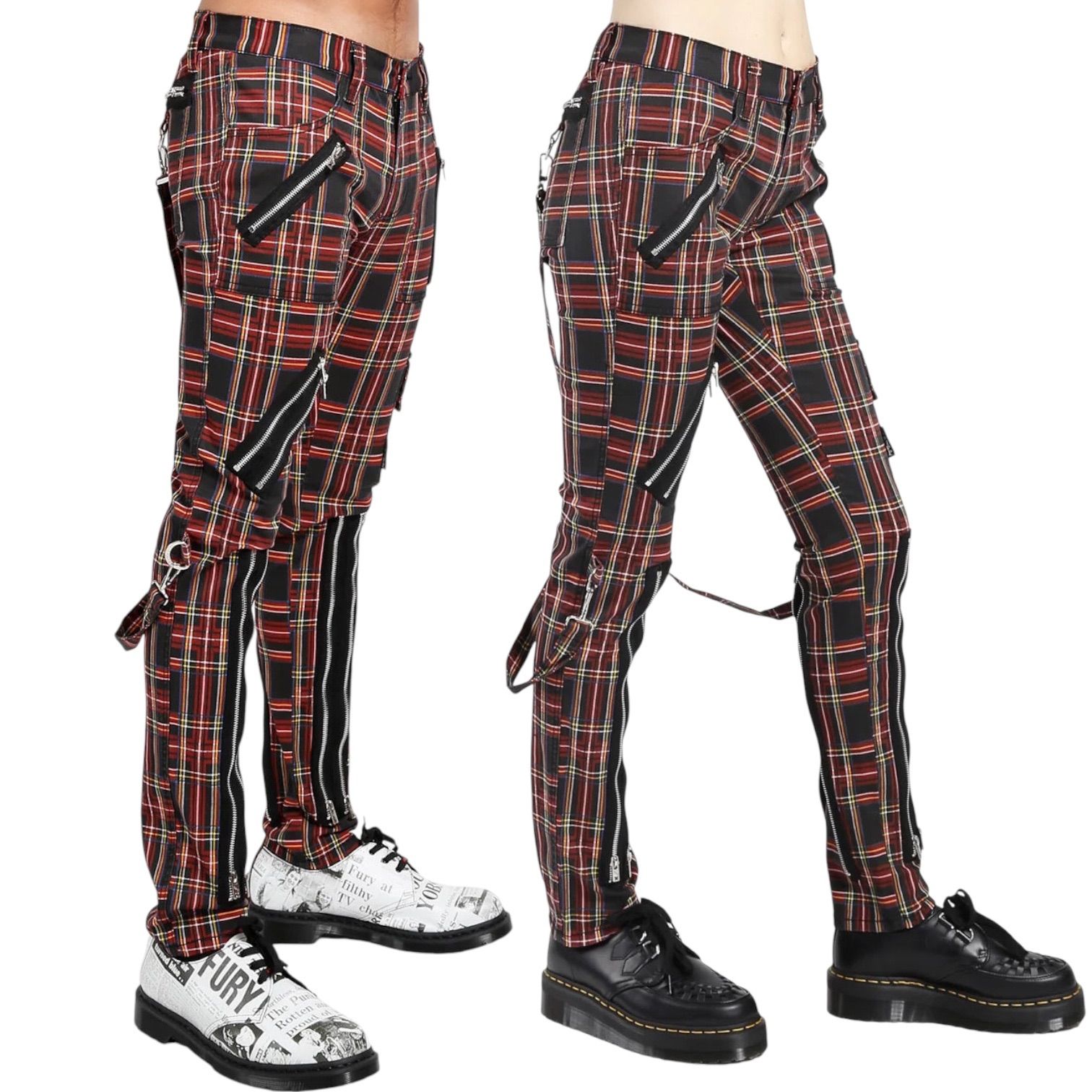 【新品】TRIPP nyc ボンテージパンツ　タータンチェック Tripp NYC - 【希少】TRIPP NEW YORK CITY ボンテージパンツ