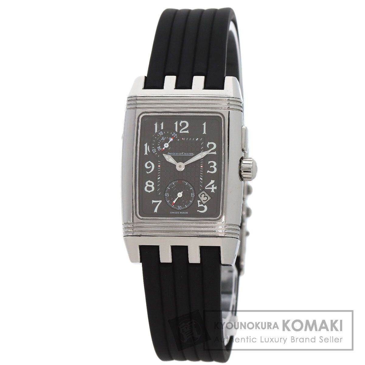 JAEGER-LECOULTRE ジャガー・ルクルト 295.8.51 Q2948601 レベルソ グランスポール デュオ  腕時計 SS ラバー メンズ