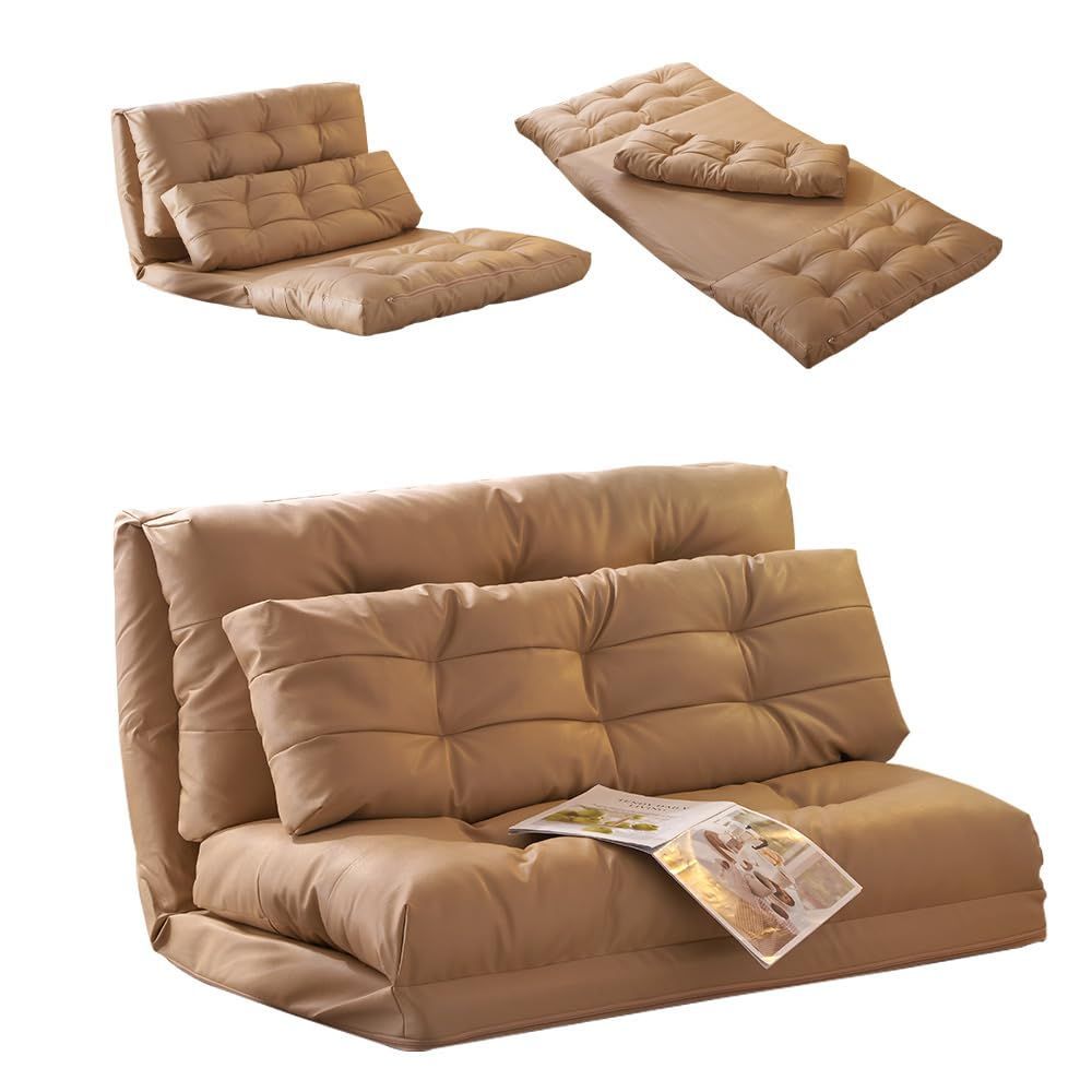 ソファ ソファー リクライニング 2人掛け 座椅子 ソファベッド 茶色