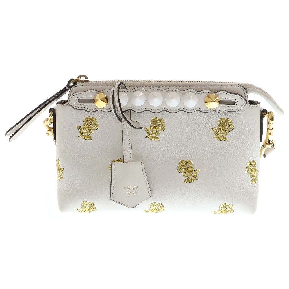 FENDI (フェンディ) バイザウェイミニ ショルダーバッグ ホワイト  