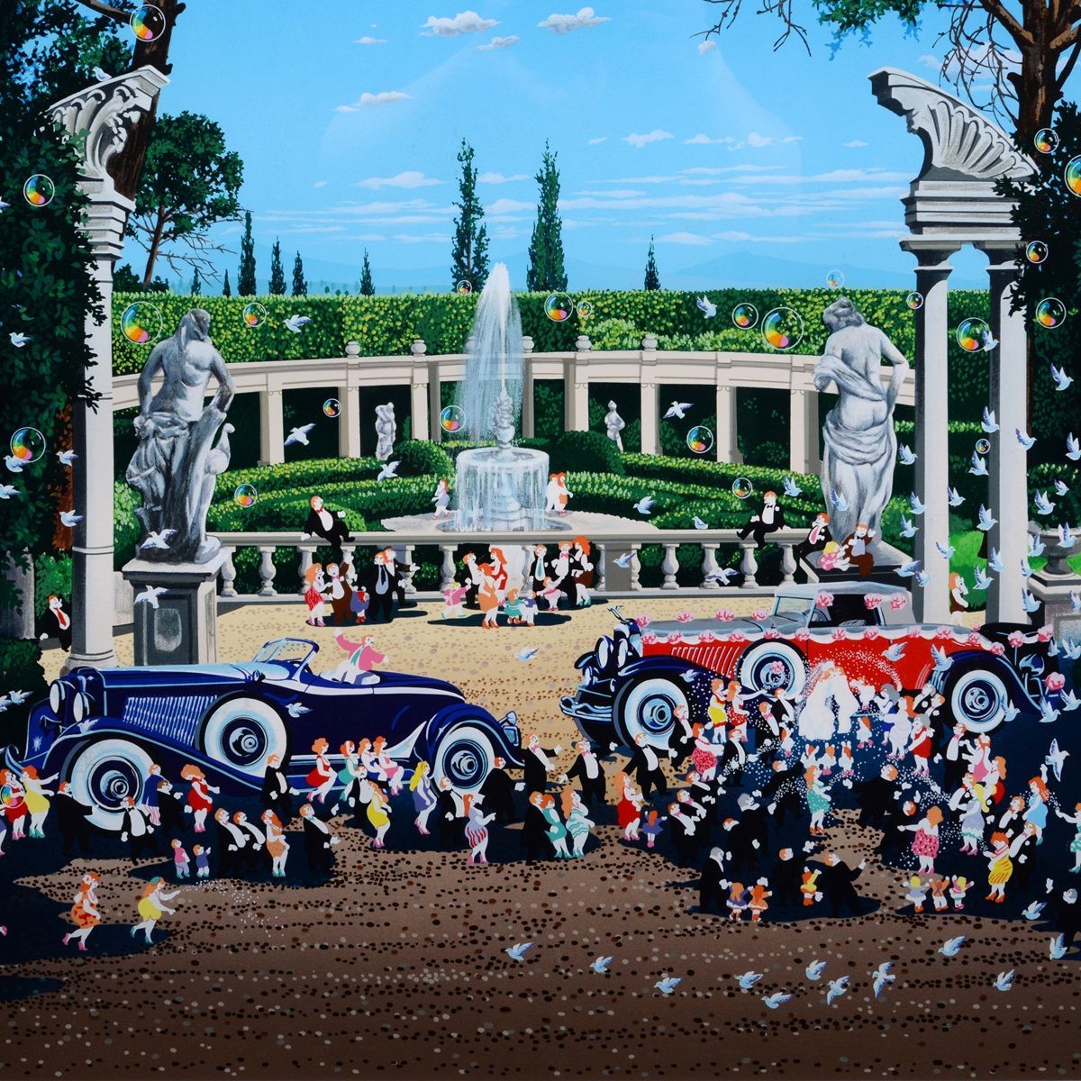 ヒロ ヤマガタ 山縣博導 野外ウェディング シルクスクリーン