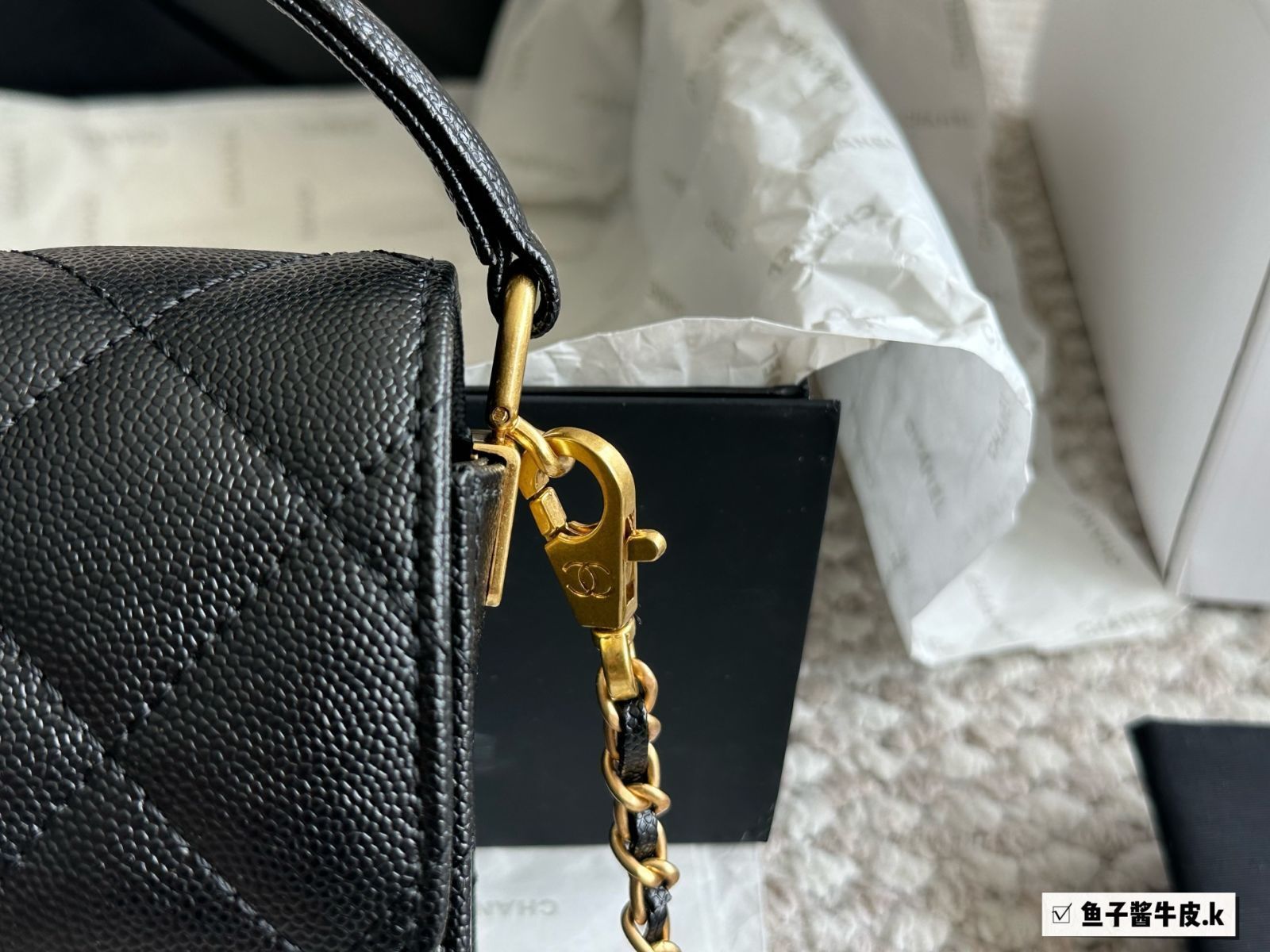 今日特価】Chanel 24K シャネル 24K ハンドル フラップバッグ