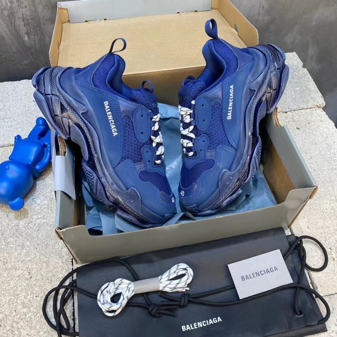 Balenciaga Triple-S CLEAR SOLE BLUE