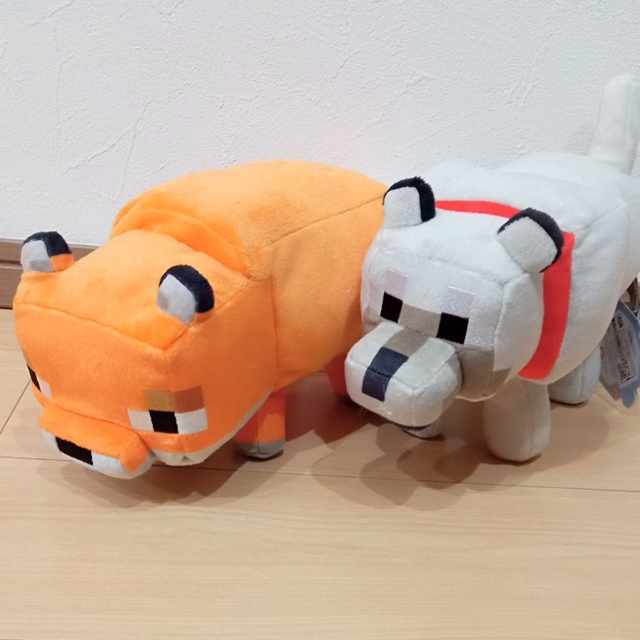 Minecraft　マインクラフト　ぬいぐるみ　セット Amazon.co.jp: Mattel マインクラフト ぬいぐるみ フィギュア 2