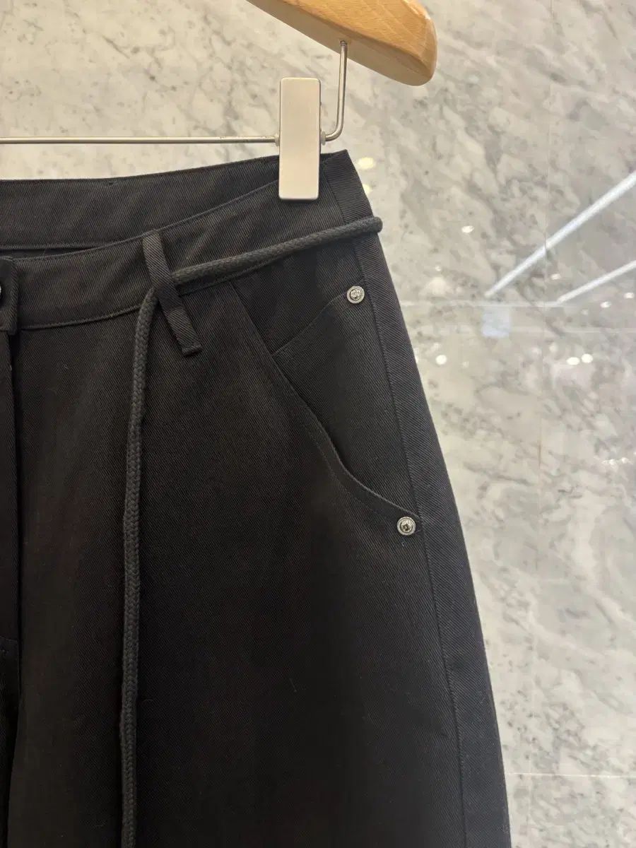 js ニューヨークスタイル 2025 f w ストラップ リボン セミ ワイド バギー ワイドパンツ