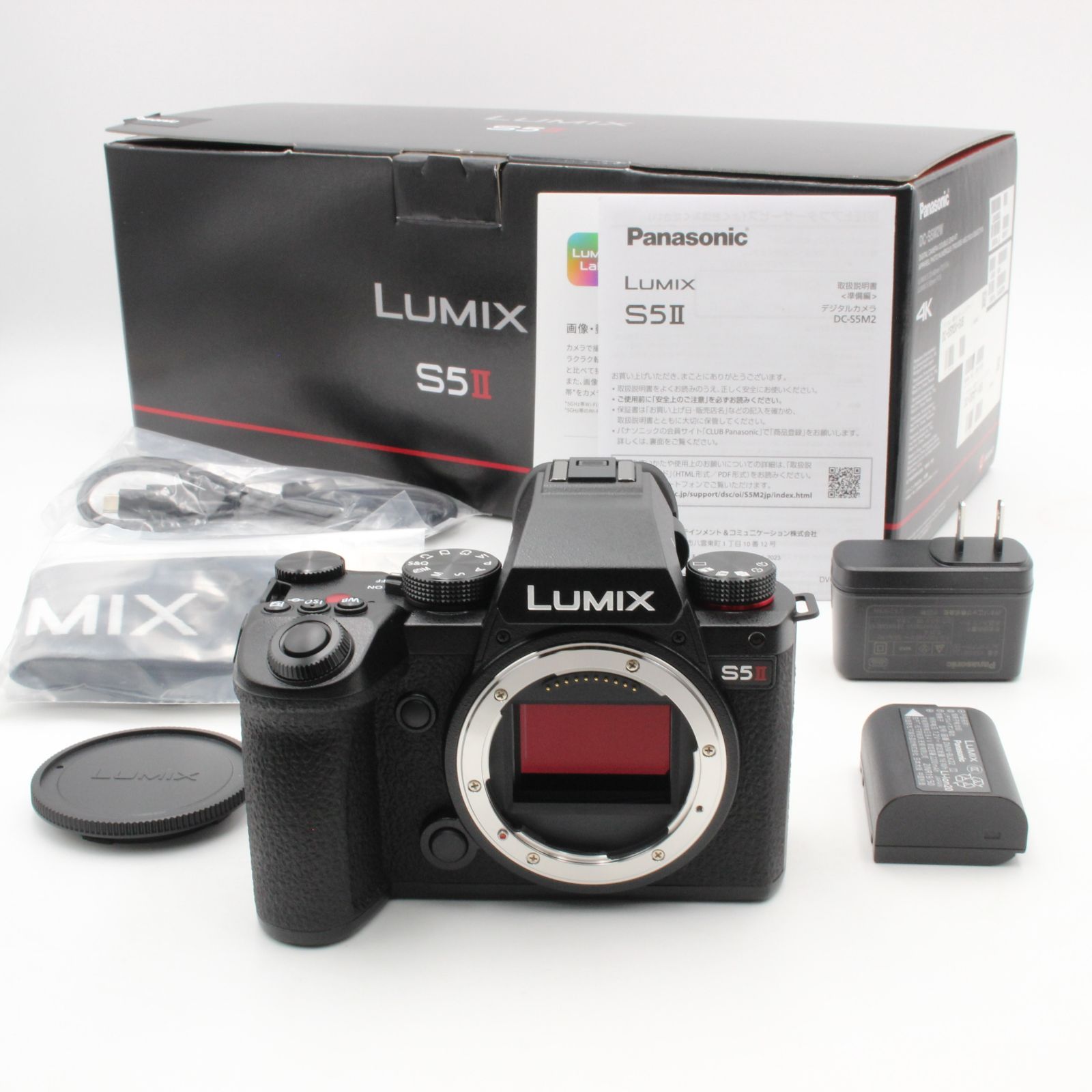 ショット数52 【新品同様】 Panasonic パナソニック Lumix DC-S5 II  