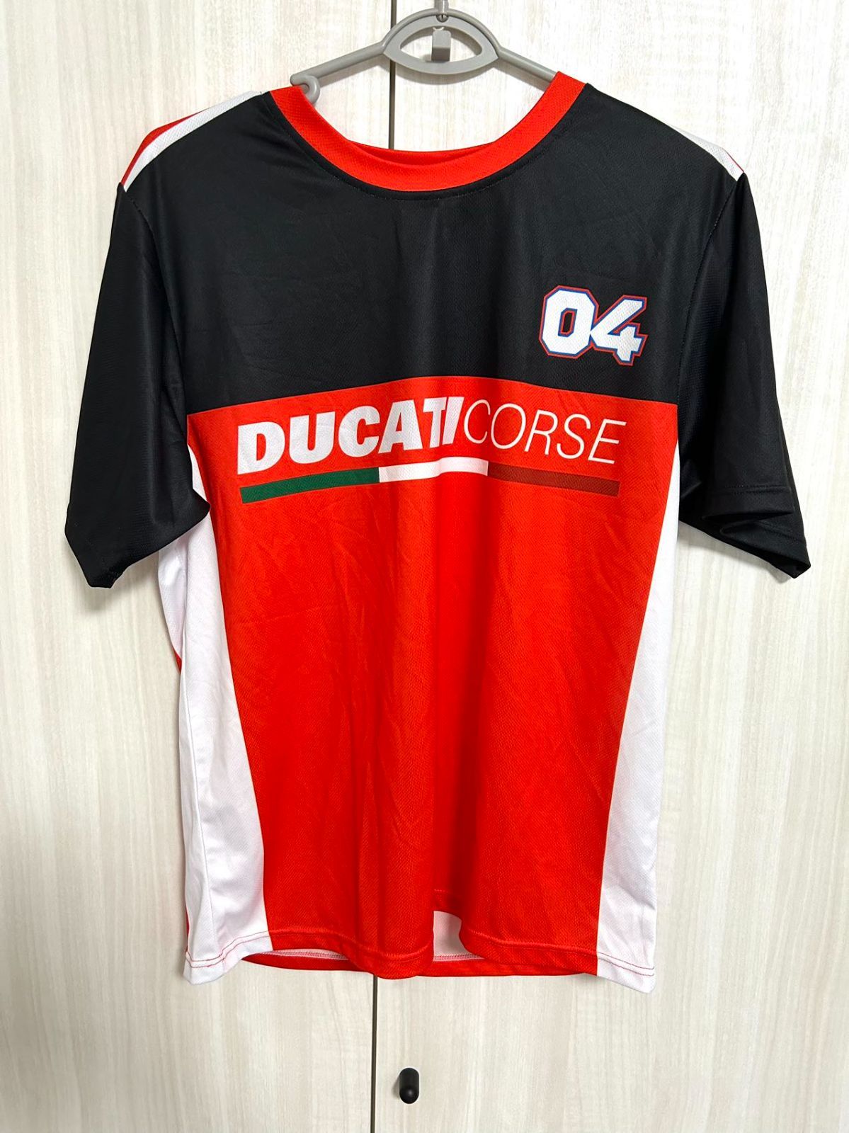 アウトレット新品 L MotoGP Ducati RACING ドゥカティ レーシング Tシャツ バイクウエア アウトドア グッズ スポーツ