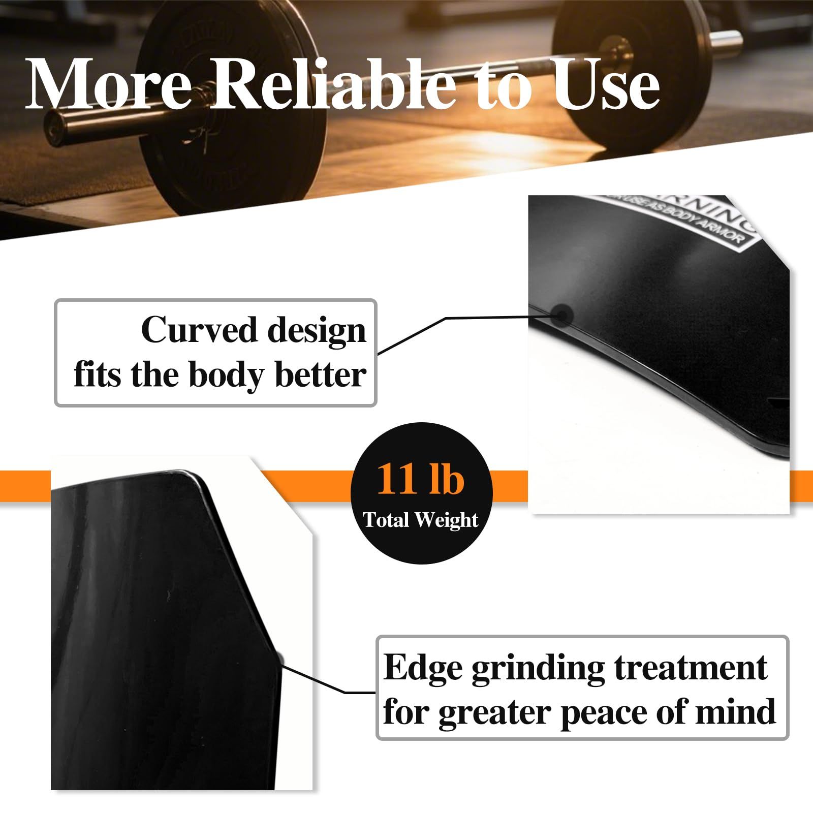 新品 [TWINFALCONS] 防弾プレート 鉄板 NIJ III スチール素材 2枚