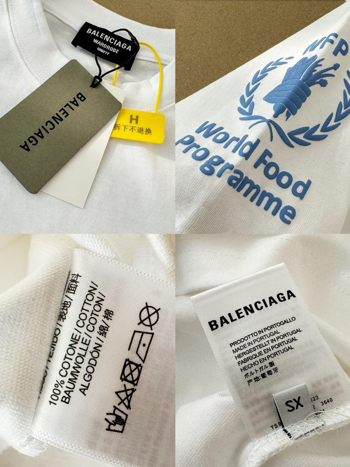 BALENCIAGA バレンシアガ 夏WFP2027半袖Tシャツメンズレディース