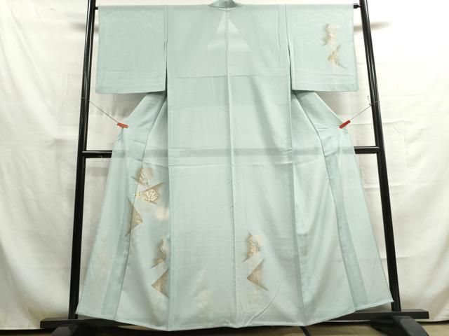 平和屋着物＊夏物 訪問着 紗 蛍暈し 萩 金彩 正絹 逸品 CAAV9574ze