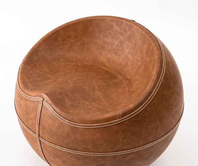 ソフトレザースツール 丸形スツール 椅子 モダン ダイニング リビング
