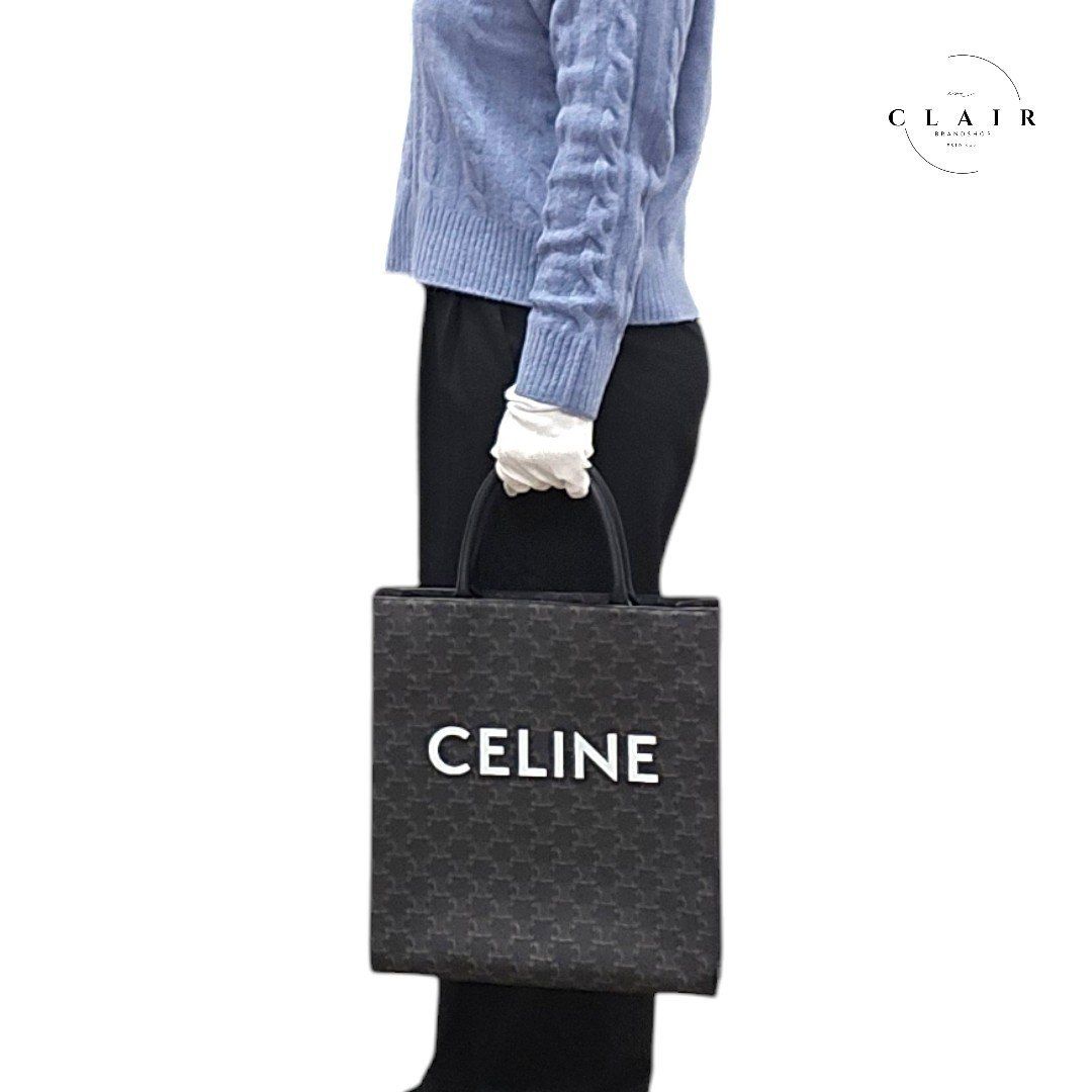 美品】CELINE セリーヌ ミディアム バーティカル カバ プリント 美品】CELINE セリーヌ ミディアム バーティカル カバ プリント