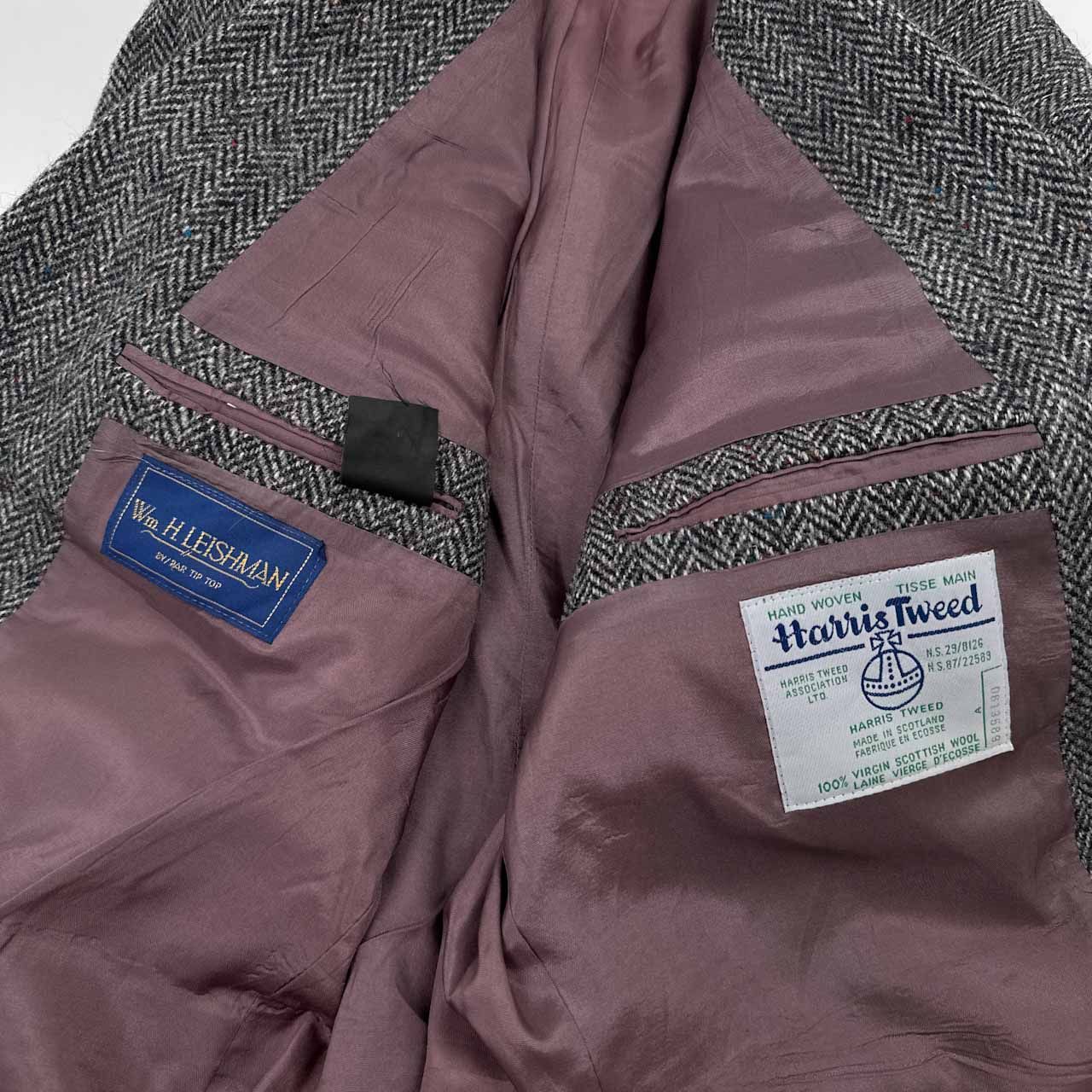 Wm.H LEISHMAN × Harris Tweed ハリスツイード ツイードウール 