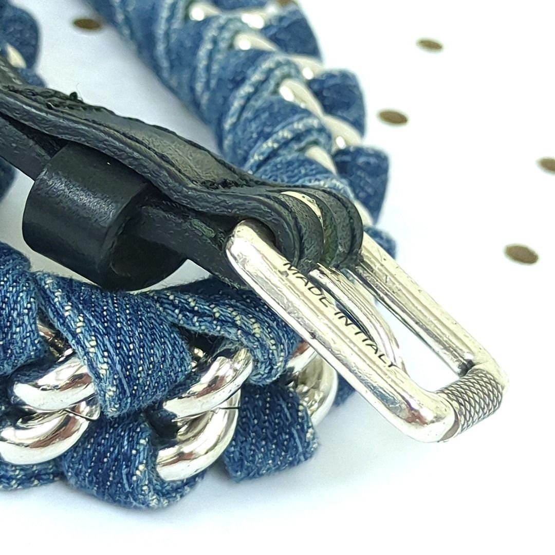 ディーゼル デニム チェーン ベルト サイズ85/34 イタリア製 ディーゼル デニム チェーン ベルト サイズ85/34 イタリア製