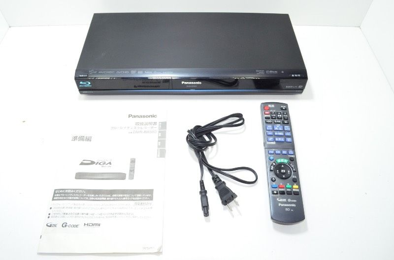 Panasonic - Panasonic DMR-BR580 ブルーレイレコーダー 2010年製 送料無料】 パナソニック Panasonic DMR-BR580 ブルーレイ