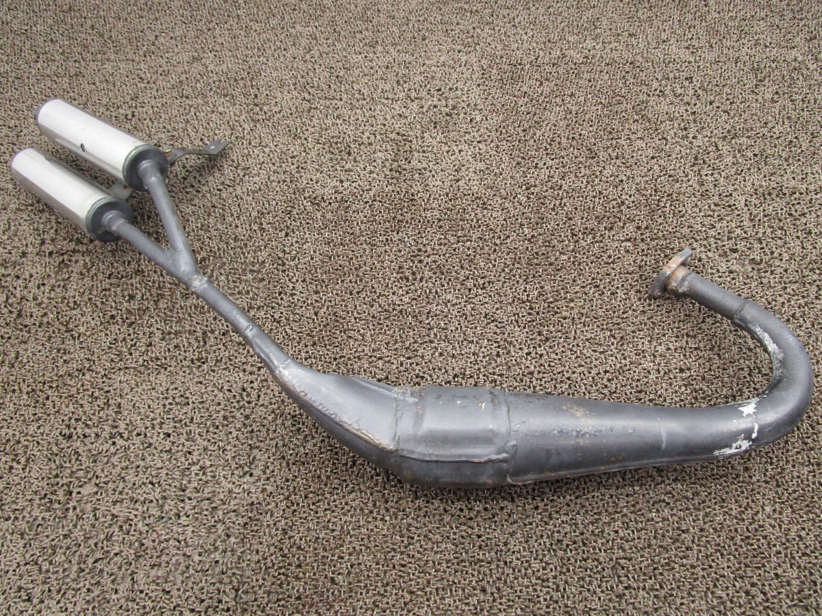 当時物？TZR50R DGWステンレスチャンバー TZR50R マフラー サイレンサー チャンバー □D851！4EU ヤマハ