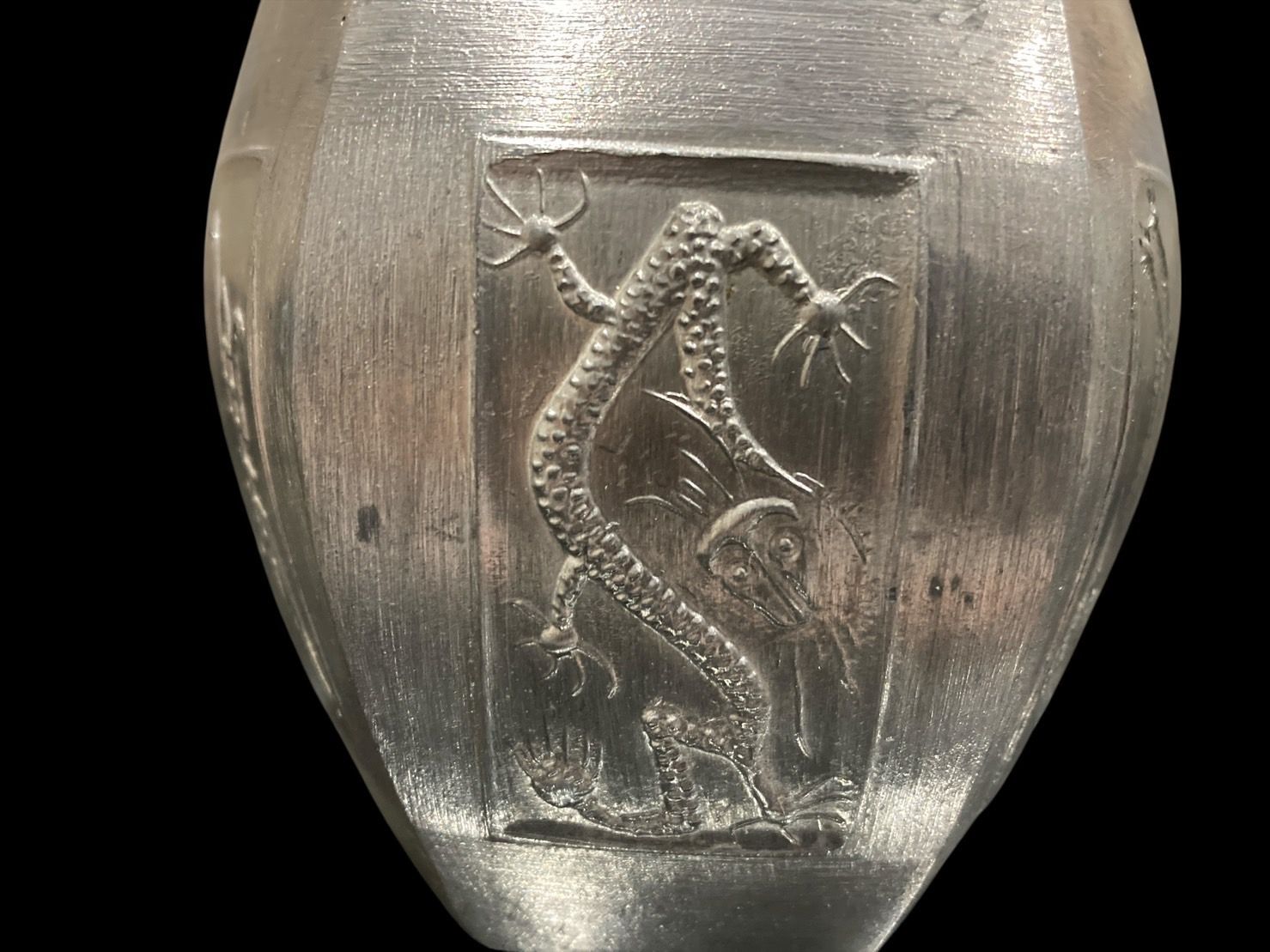 中国美術 龍鳳凰文六角酒器 銚子 熱燗 錫器 錫製 中国酒器 龍