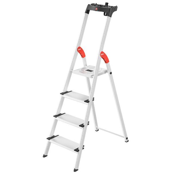 ハイロ L80 4段 北欧 ドイツ 脚立 工具 高さ 付 シンプル 頑丈 コンパクト 公式 安全 簡単 軽い Hailo German Stepladder Tool Compact Official Safe Scandinavian