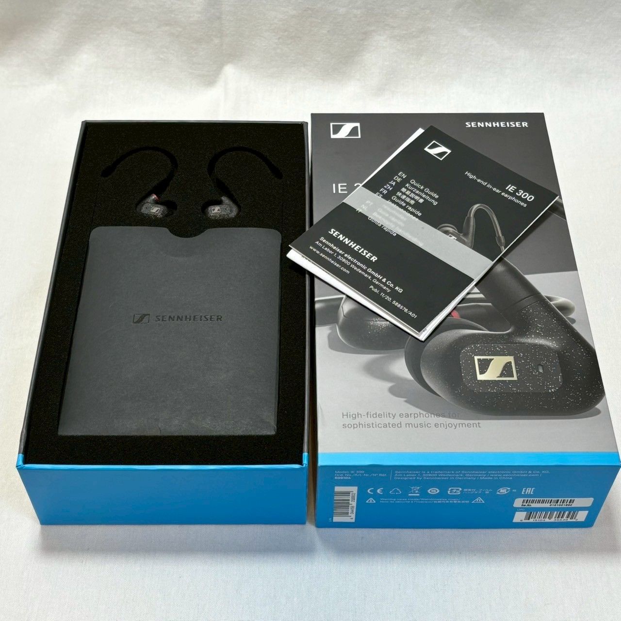 美品】ゼンハイザー IE300 有線イヤホン MMCX 高音質 リケーブル対応 