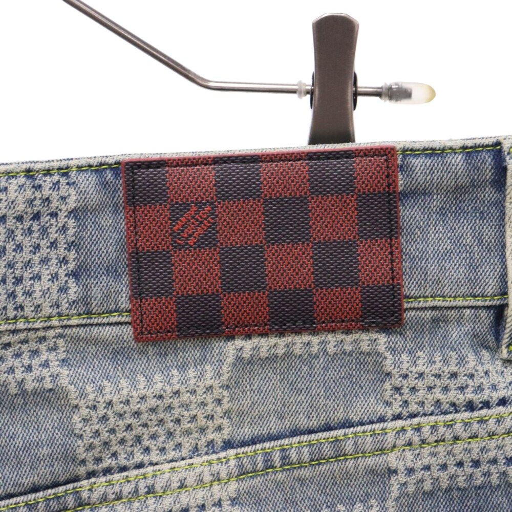LOUIS VUITTON (ルイヴィトン) 24SS ダミエ デニム ブーツカット