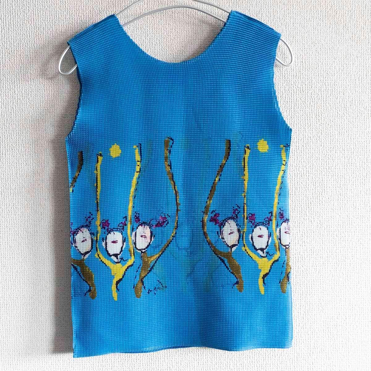 ミーイッセイミヤケ ノースリーブプリーツカットソー ミー イッセイ