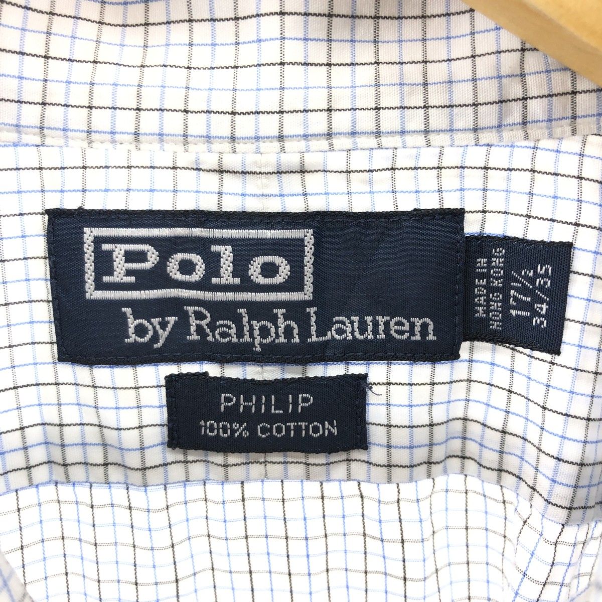 古着 ラルフローレン Ralph Lauren POLO by Ralph Lauren PHILIP 長袖 ボタンダウンチェックシャツ メンズXL相当/eaa548304