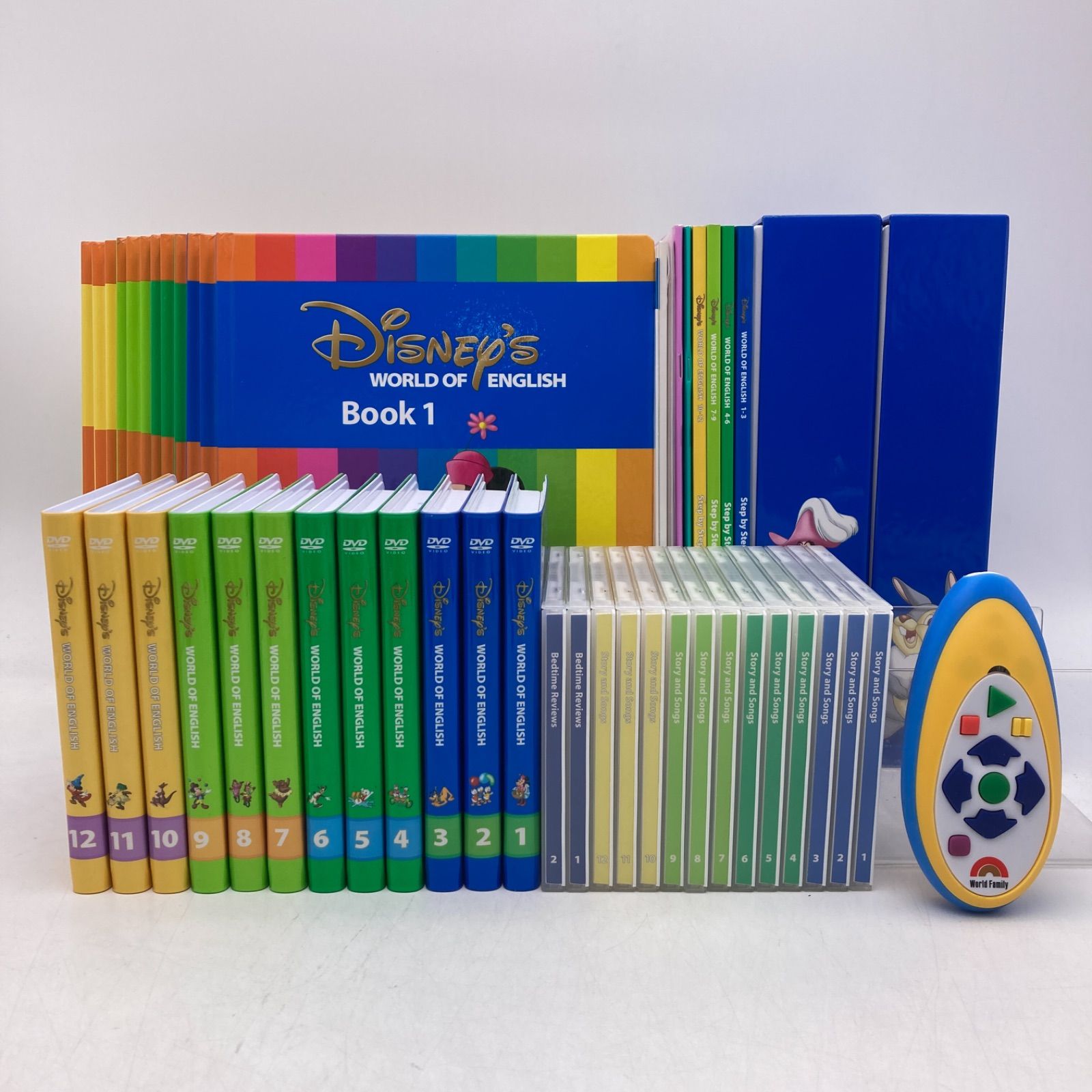 2016年 メインプログラムセット 絵本 CD DVD24枚 新子役 字幕あり ディズニー英語システム DWE Disney ワールドファミリー 501021
