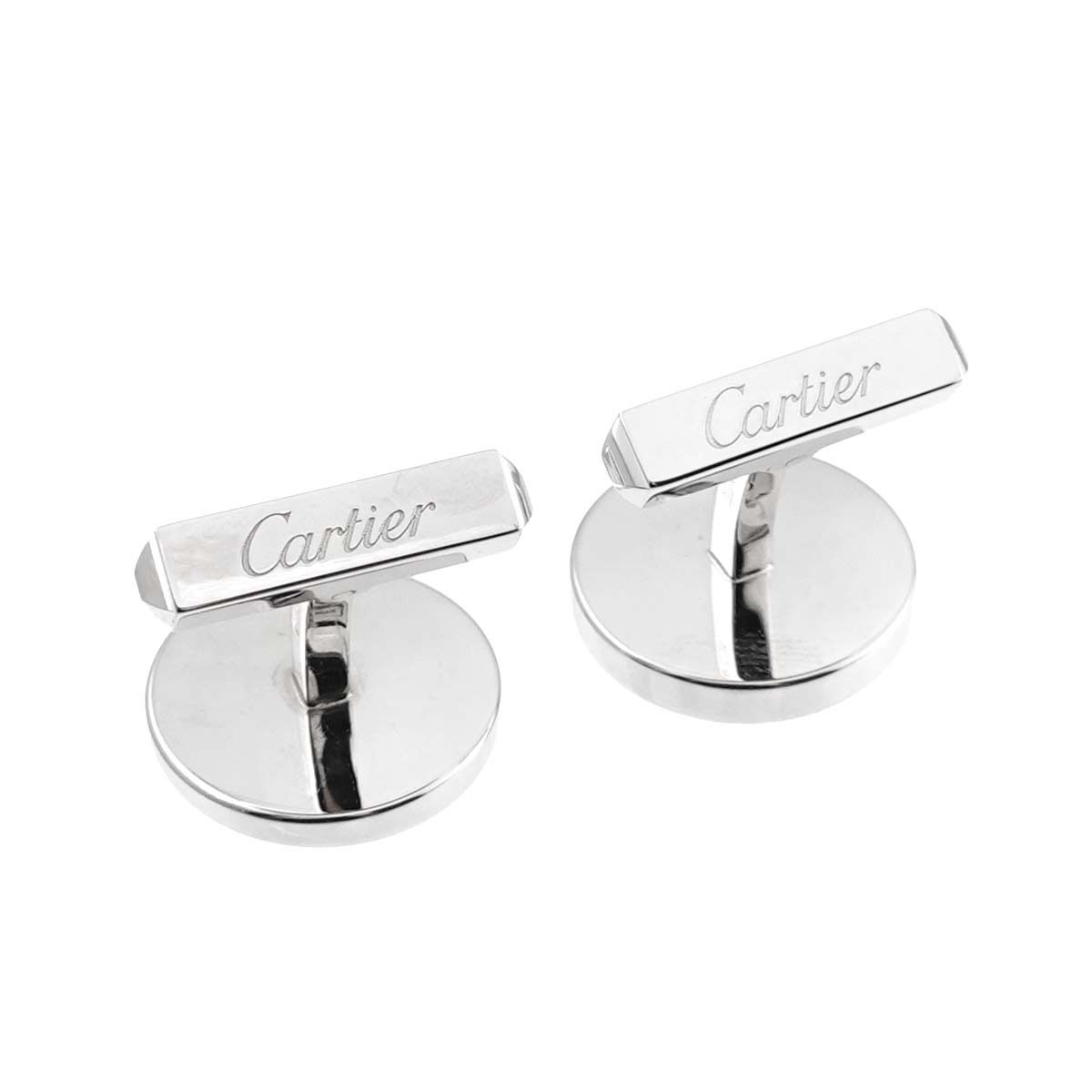 カルティエ Cartier 2C ロゴ カフス ソーダライト SV シルバー