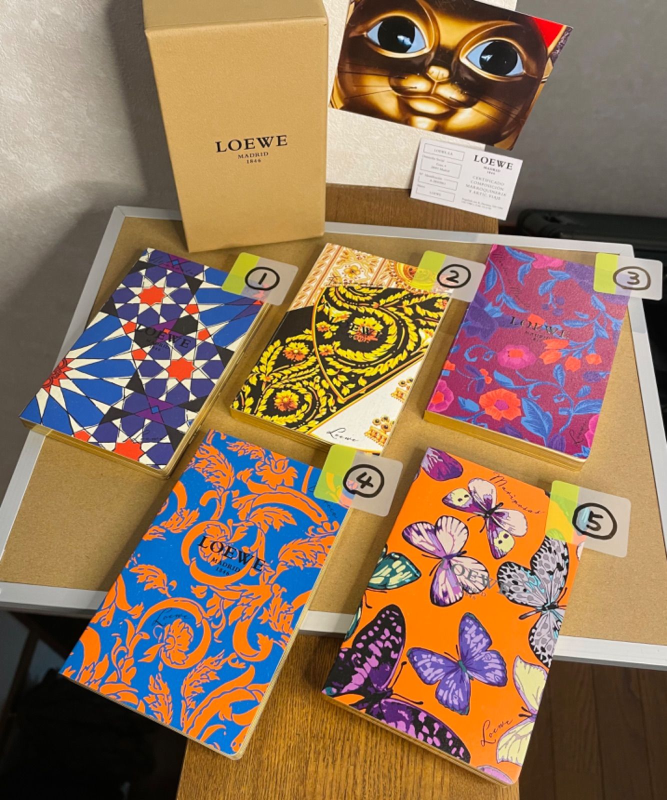 ロエベ 手帳ノート 未使用) (レア) LOEWE ロエベ 手帳 ノート 各1冊 - メルカリ