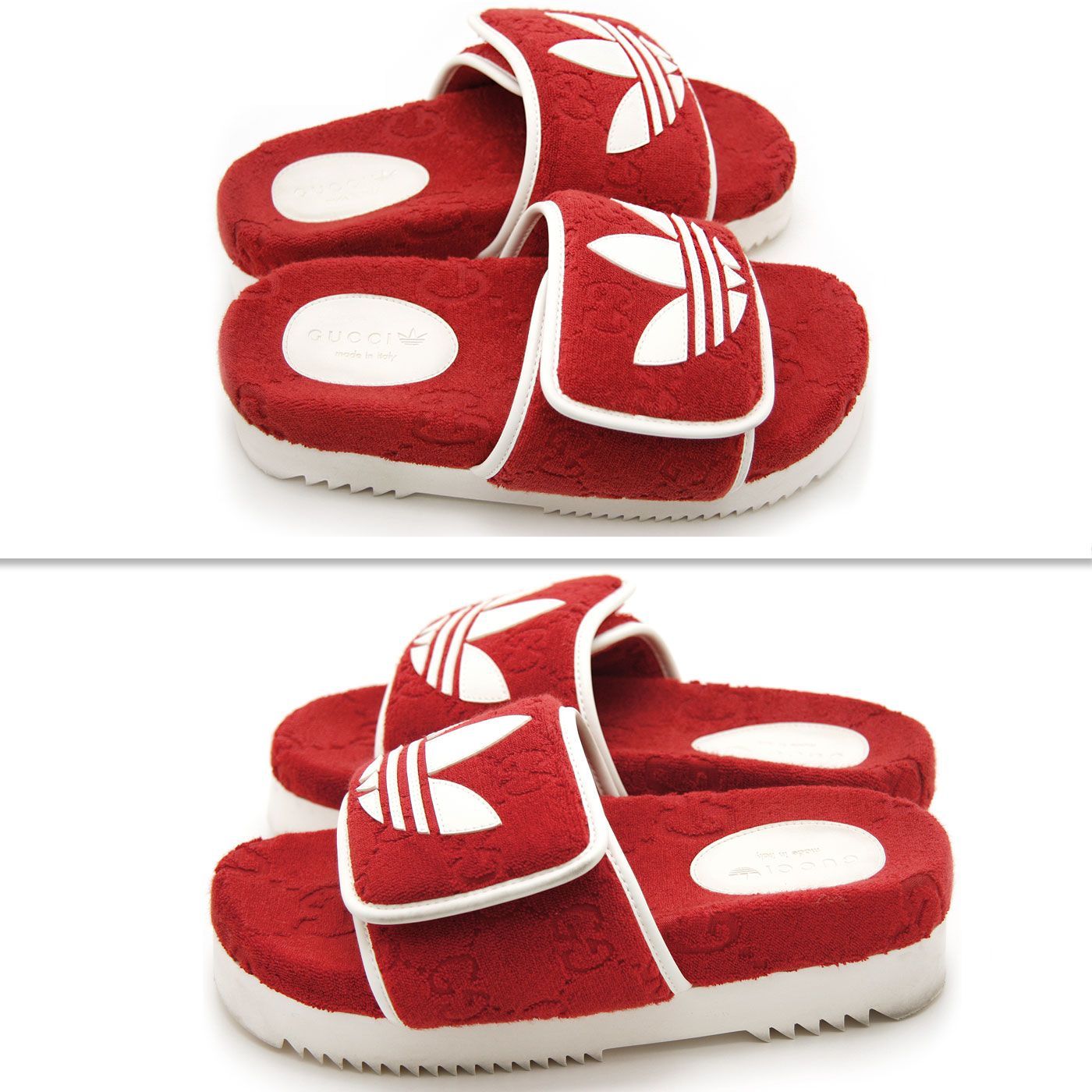 GUCCI - 良品 グッチ プラットフォーム サンダル アディダス