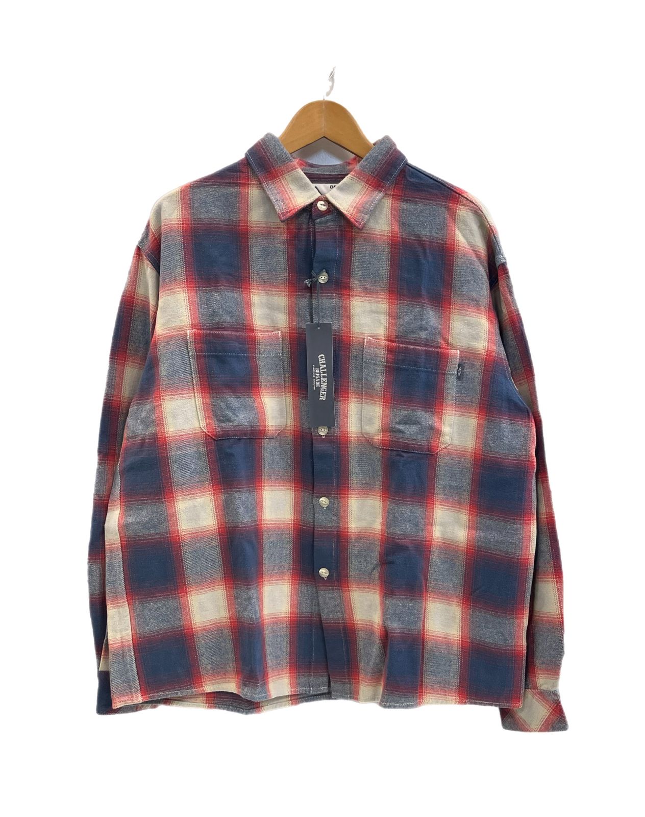 CHALLENGER SHADOW PLAID SHIRT （ネルシャツ） SHADOW PLAID SHIRT ネルシャツ-チャレンジャー 通販 CHALLENGER