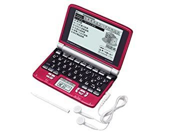 【】CASIO Ex-word (エクスワード) 電子辞書 XD-SW6400RD レッド 日中韓対応手書きパネル搭載 音声対応 100コンテンツ多辞書モデル