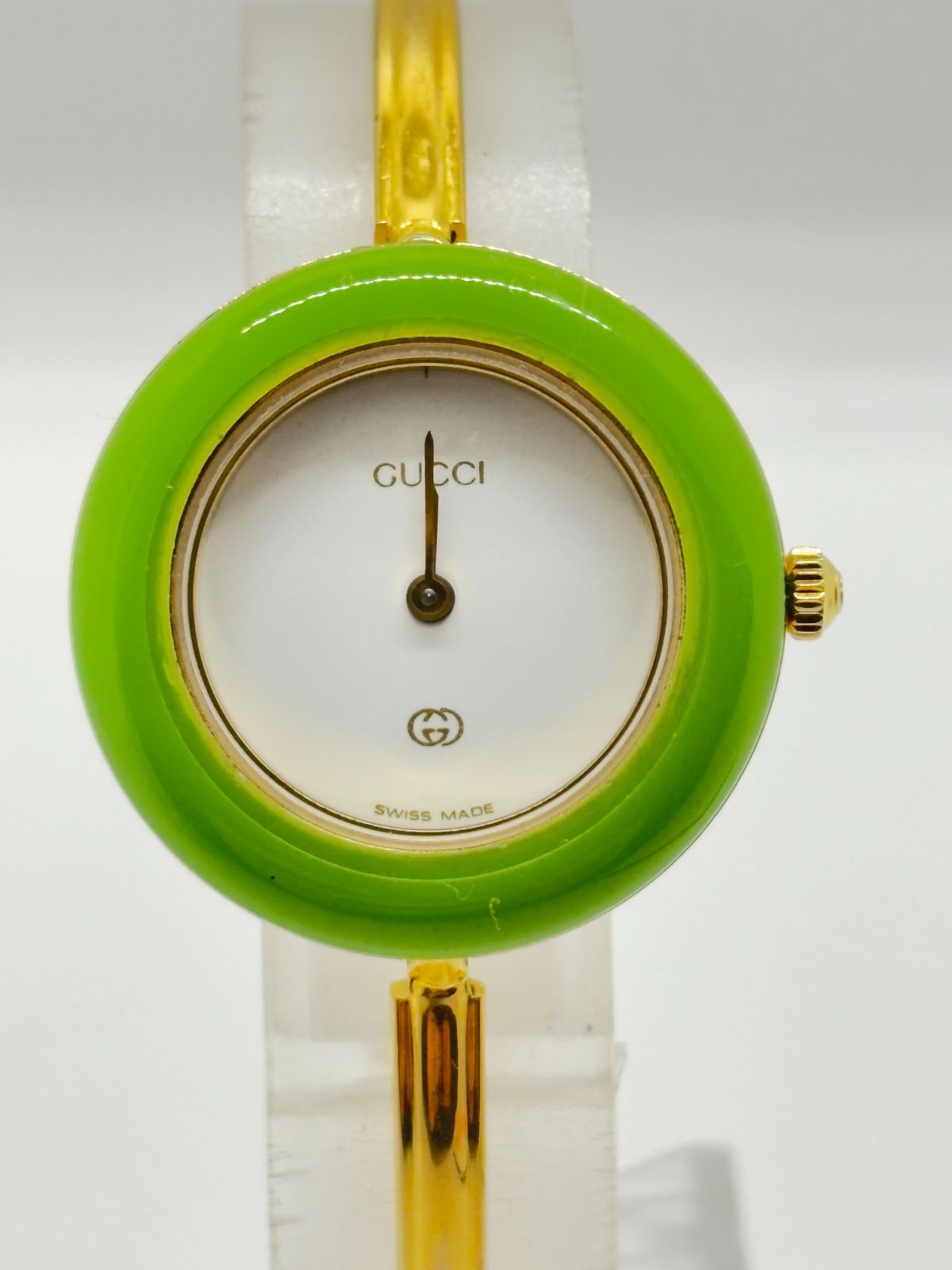 稼動品　GUCCI グッチ　ダイバー　グリーンベゼル　コンビ　腕時計 GUCCI グッチ 時計 Gタイムレス 126.4/YA1264213 メンズ 自動