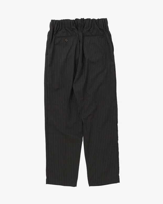 Sillage シアージ baggy trousers black stripe バギー トラウザーズ