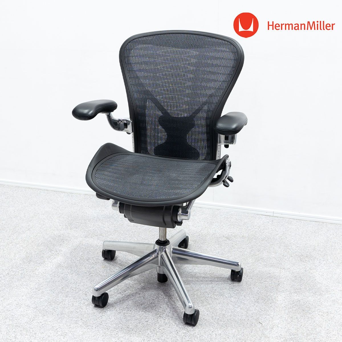 中古品】Herman Miller ハーマンミラー Aeron Chair アーロンチェア B