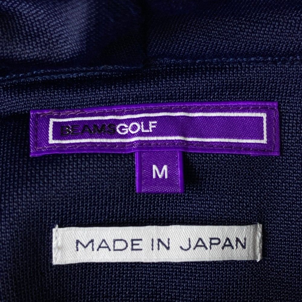 サイズ：L BEAMS GOLF ビームスゴルフ ; ジップジャケット 総柄 ネイビー系 [240101474925] ゴルフウェア レディース ストスト BEAMS GOLF ビームスゴルフ ; ジップジャケット 総柄 ネイビー系