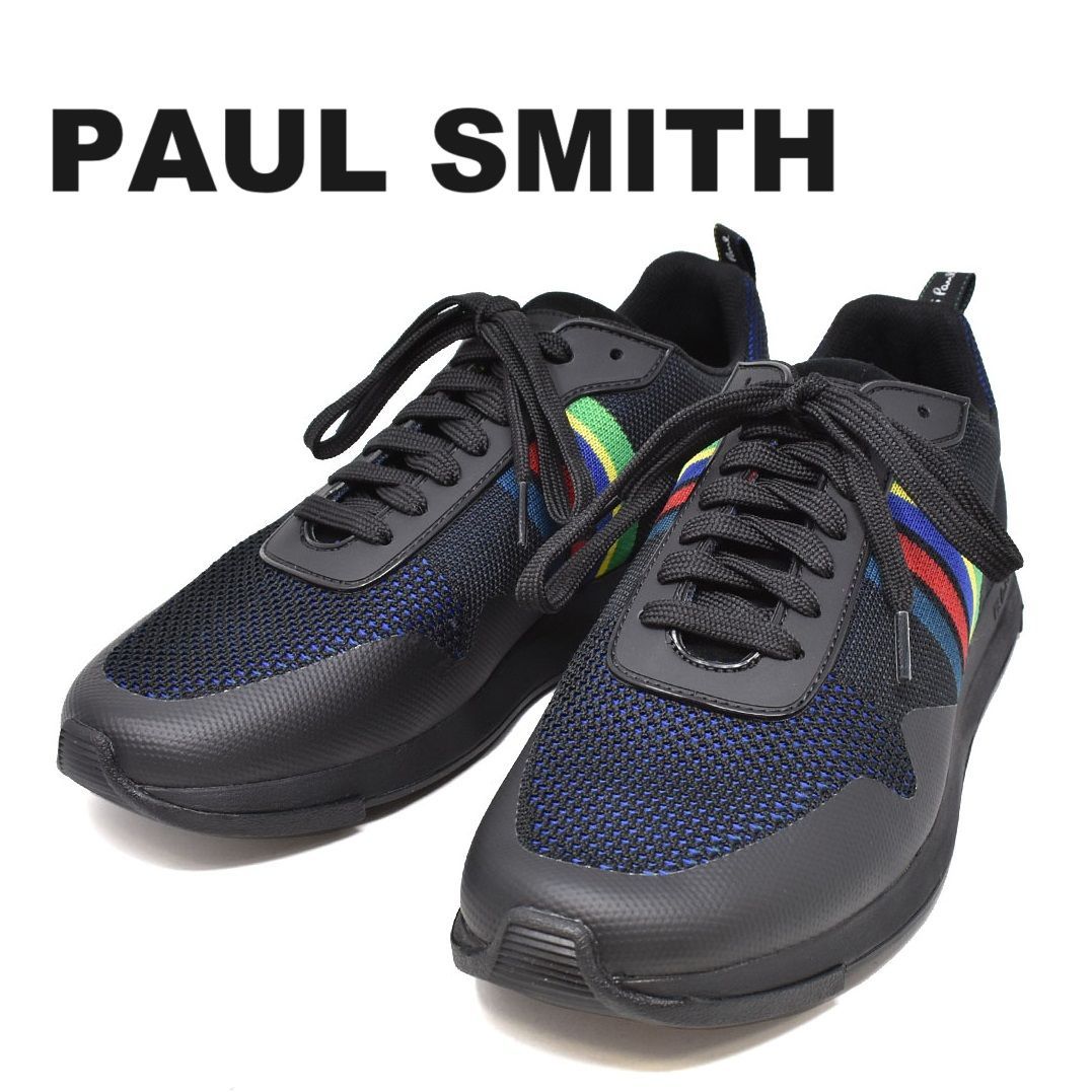 PAUL SMITH ポールスミス M2S RAP16 ANYL BLACK メッシュ スニーカー