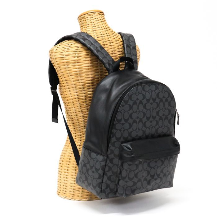 COACH リュック バックパック シグネチャー F55398 レザー 美品 COACH