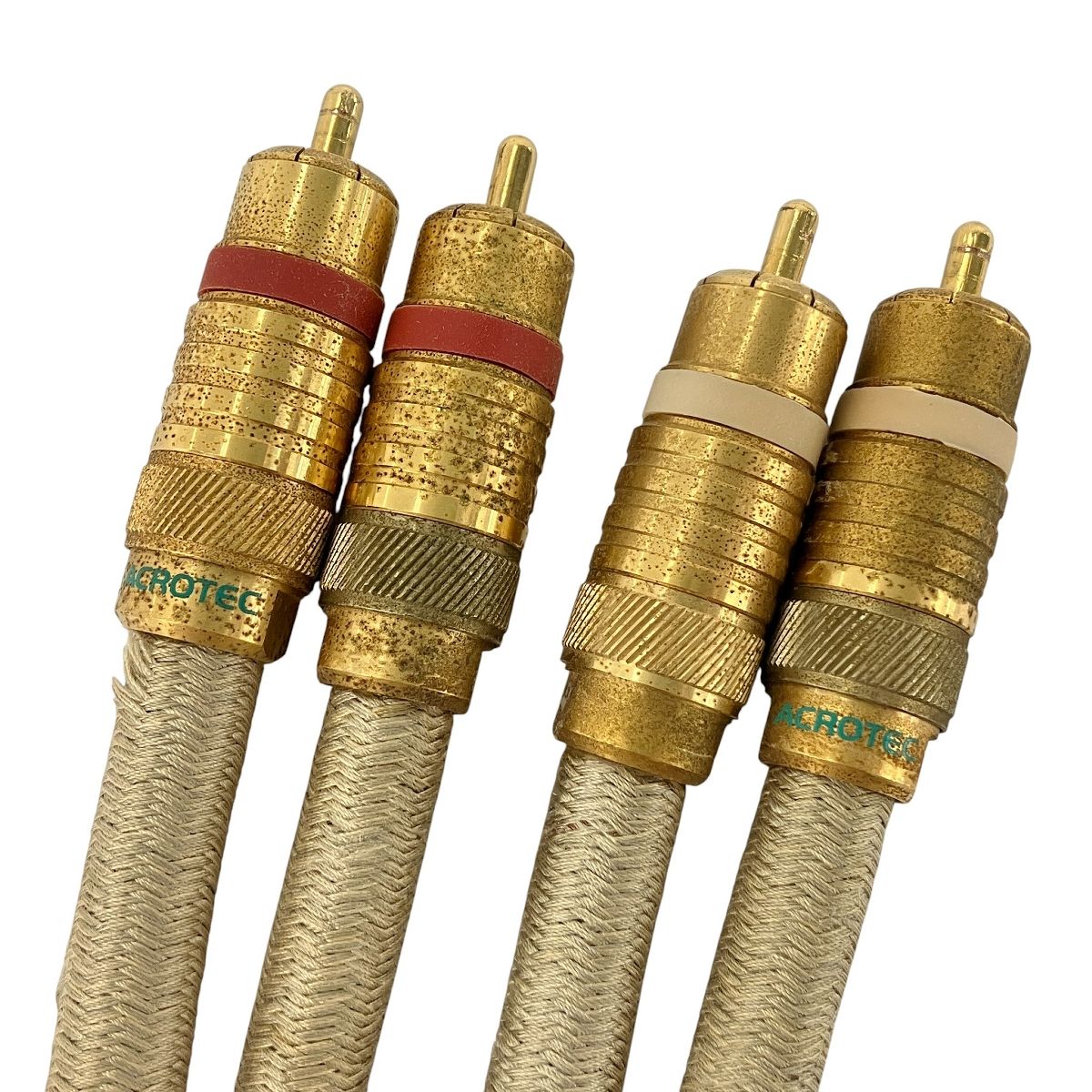 ACROTEC 8N-A2080 RCAケーブル 約0.6m ペア ジャンク Y10474113