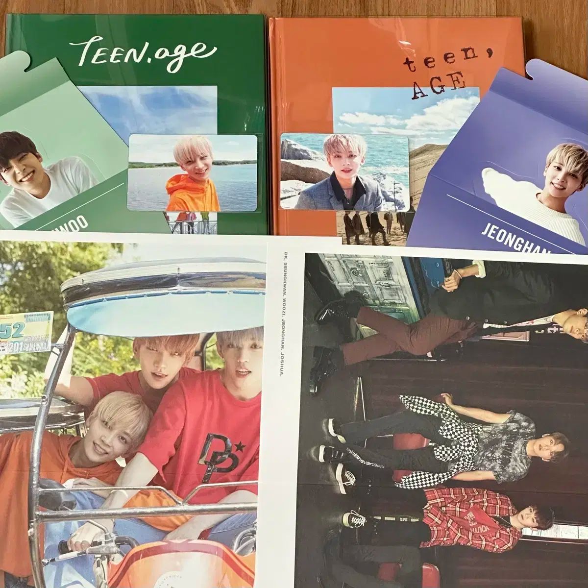 SEVENTEEN TEEN AGE オレンジ トレカ ジョシュア セブチ SEVENTEEN