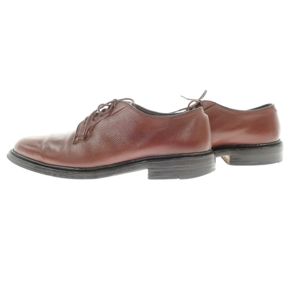 中古】オールデン ALDEN 930 プレーントゥ ドレスシューズ ブラウン 