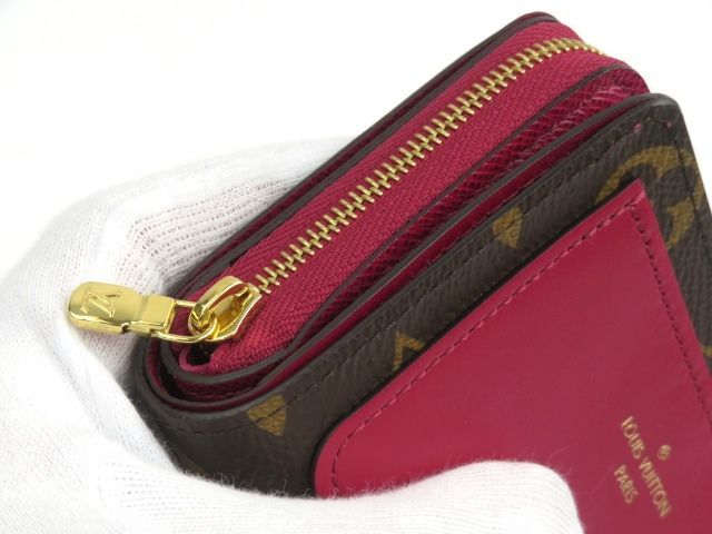 ■新同■　ルイ・ヴィトン 二つ折り 財布 ポルトフォイユ ルー フューシャ M82377 箱 【71850】 LOUIS VUITTON - □新同□ ルイ・ヴィトン 二つ折り 財布