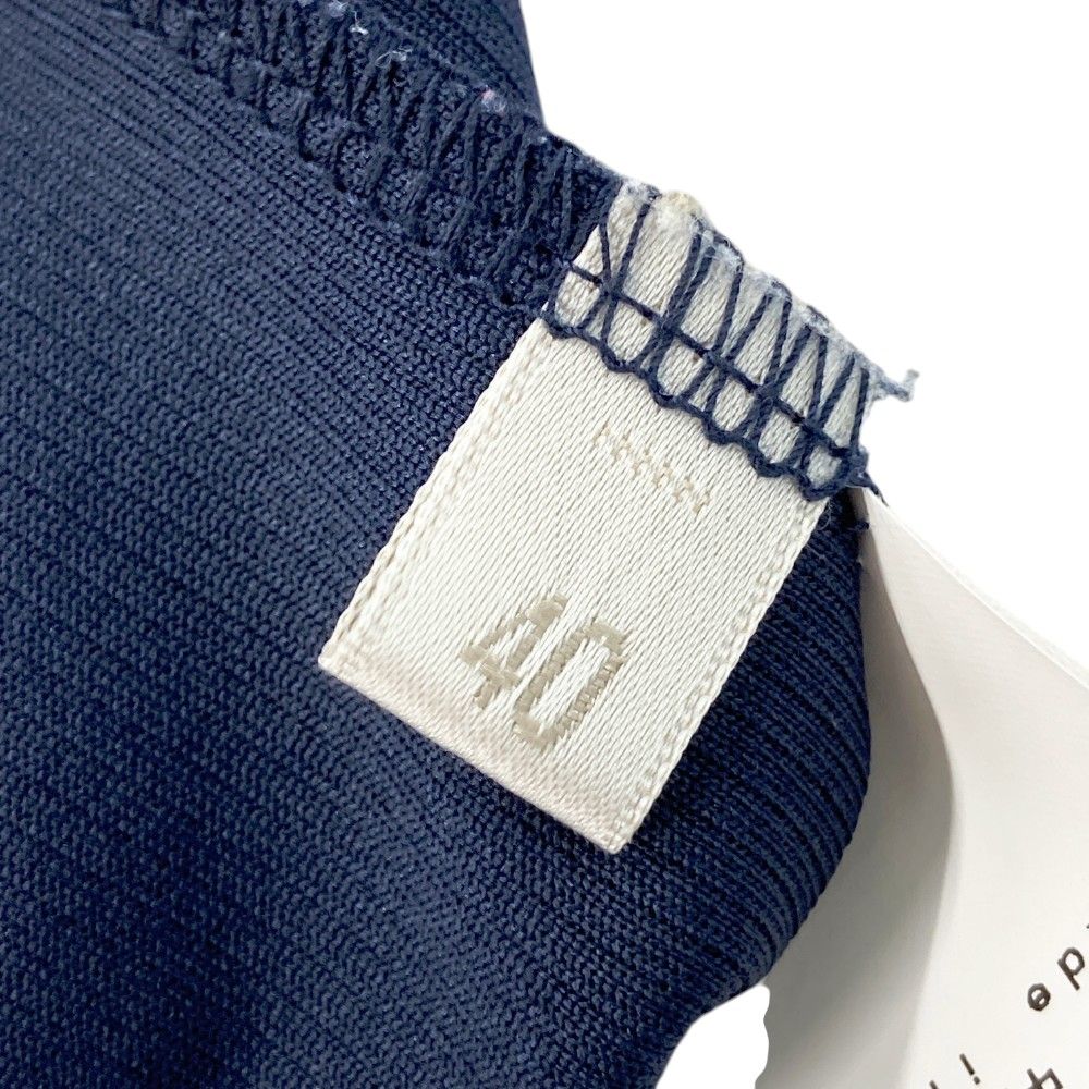 サイズ：40 ADABAT アダバット 長袖ポロシャツ ネイビー系